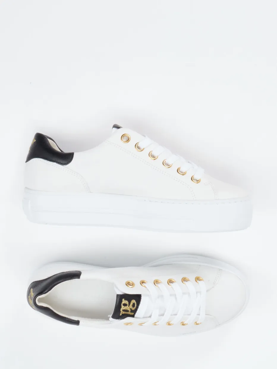 Damen Paul Green – Plateau-Sneaker aus Kalbleder