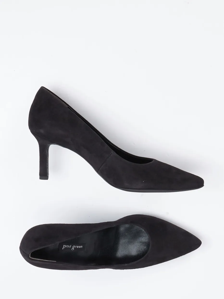 Damen Paul Green – Pumps aus Veloursleder in