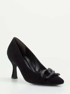 Damen Paul Green – Pumps aus Veloursleder in