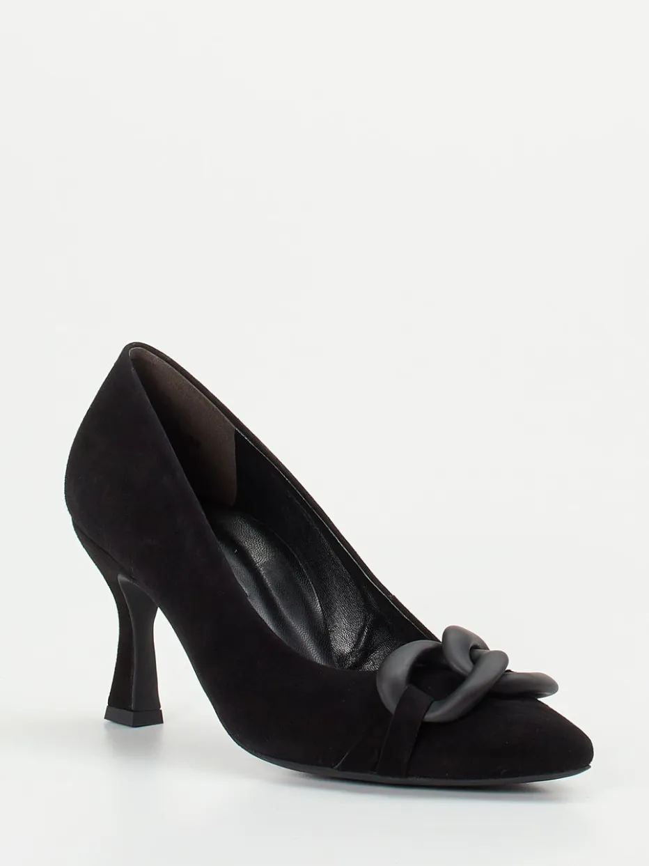 Damen Paul Green – Pumps aus Veloursleder in