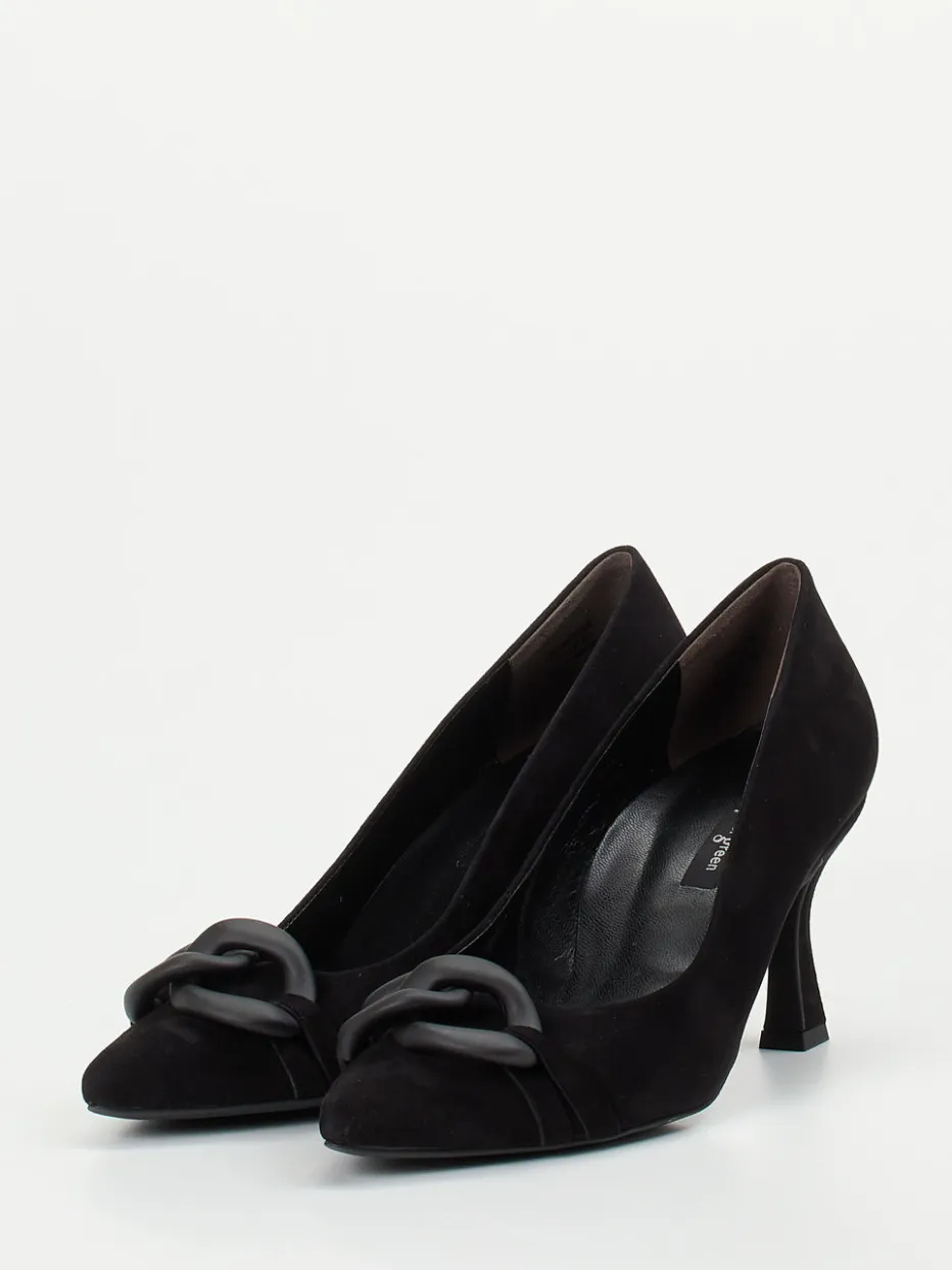 Damen Paul Green – Pumps aus Veloursleder in