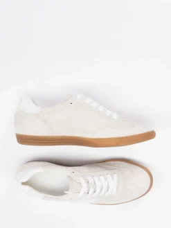 – Retro-Sneaker aus Veloursleder cremeweiß*Paul Green Best