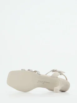 – Sandale aus Veloursleder mit Strass*Paul Green Outlet