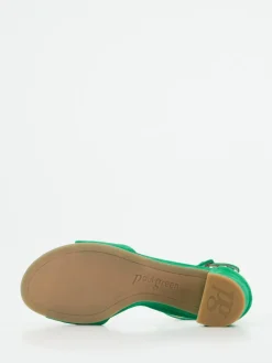 – Sandale aus Veloursleder in Gras*Paul Green Outlet
