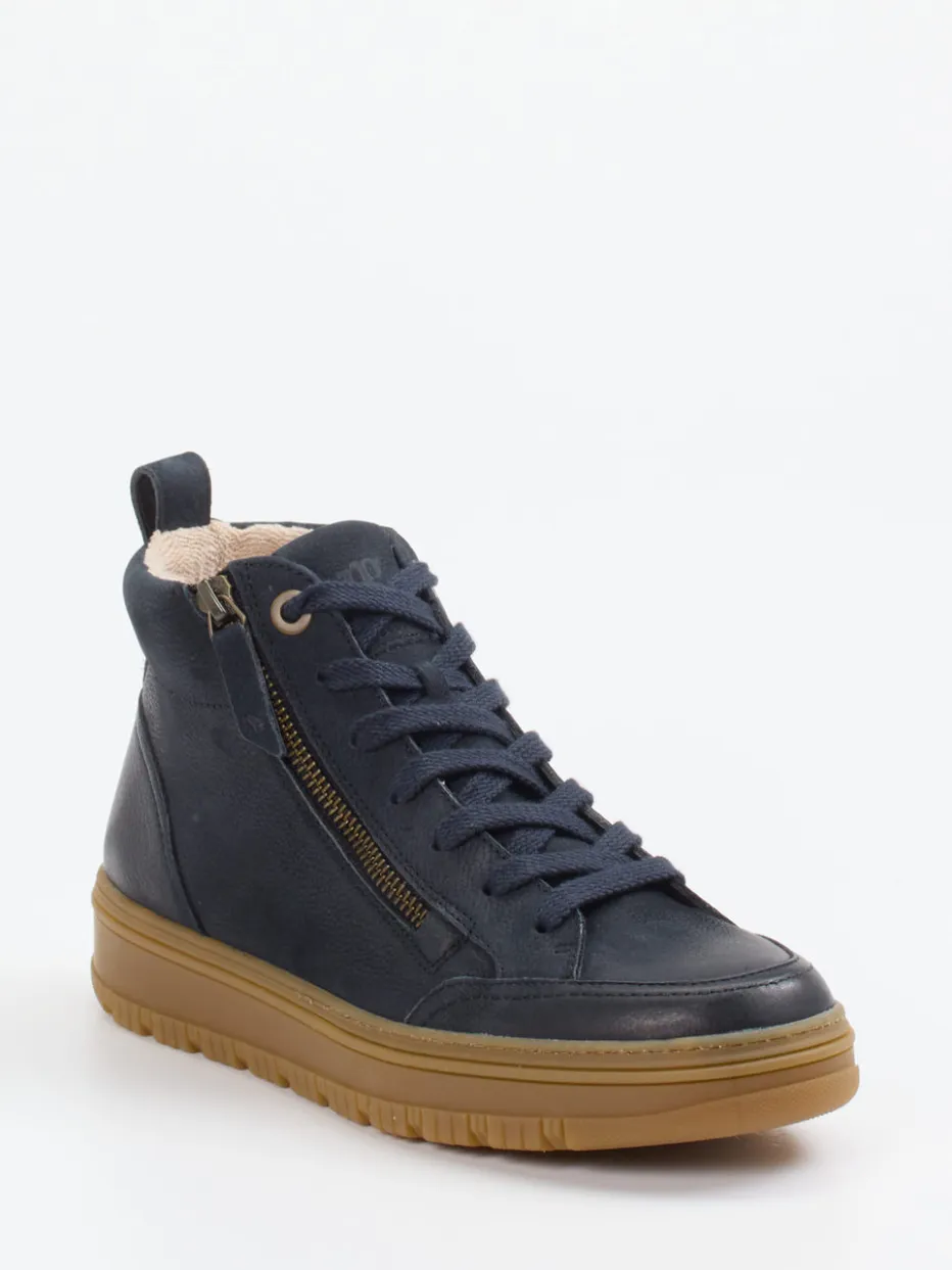 – Schnürboots aus Nubukleder Dunkel*Paul Green Clearance