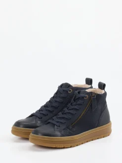 – Schnürboots aus Nubukleder Dunkel*Paul Green Clearance