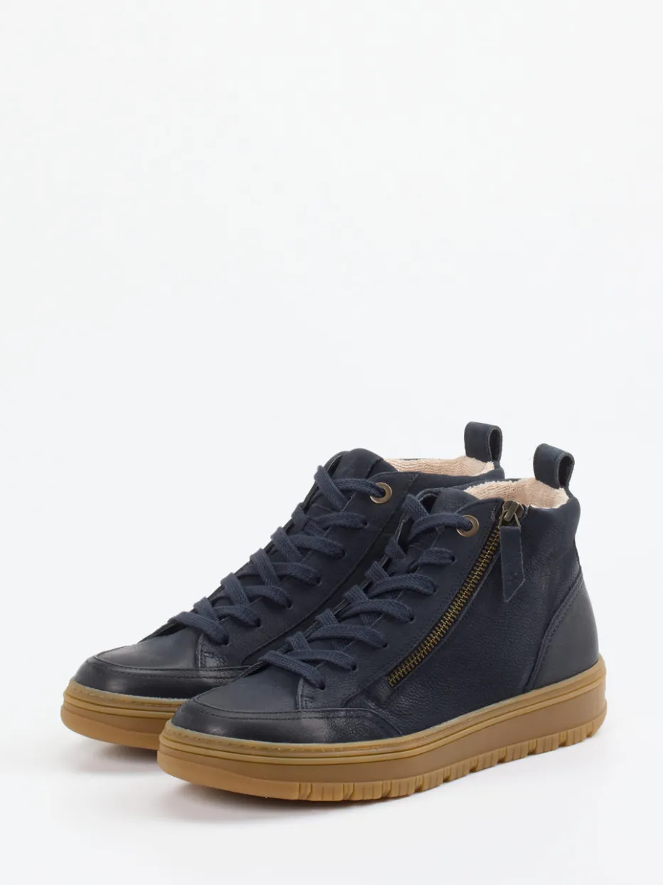 – Schnürboots aus Nubukleder Dunkel*Paul Green Clearance