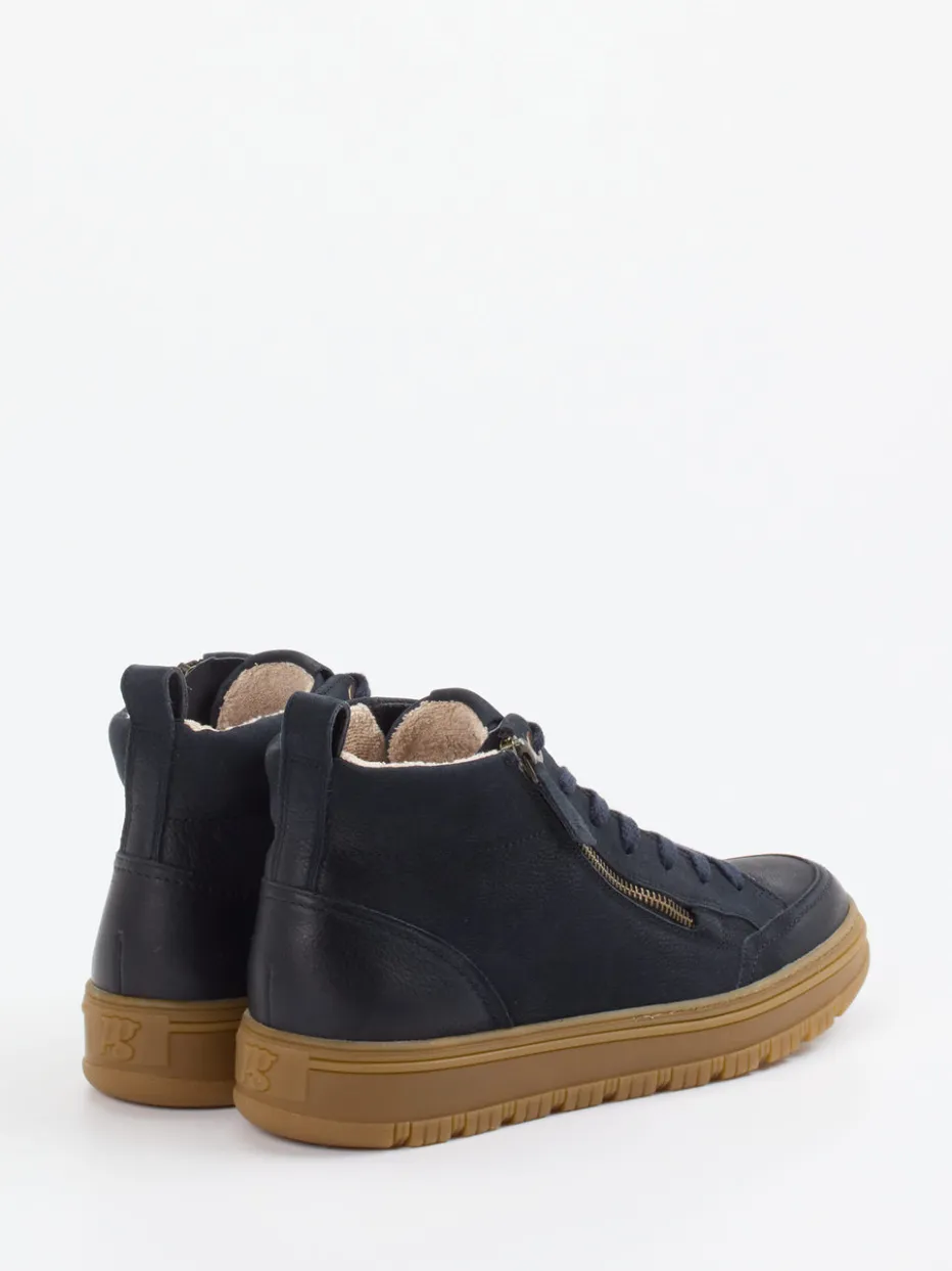 – Schnürboots aus Nubukleder Dunkel*Paul Green Clearance