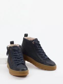 – Schnürboots aus Nubukleder Dunkel*Paul Green Clearance