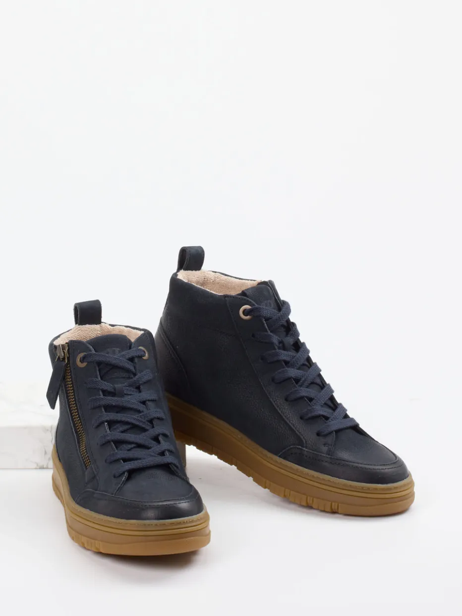 – Schnürboots aus Nubukleder Dunkel*Paul Green Clearance