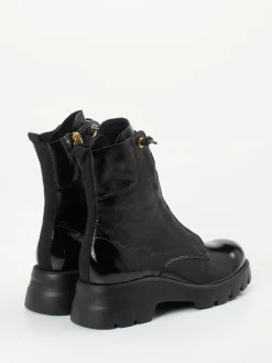 Damen Paul Green – Schnürboots aus Lackleder