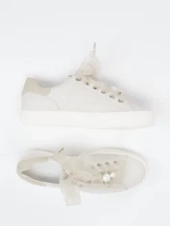 – Sneaker aus Kalbleder cremeweiß*Paul Green Outlet