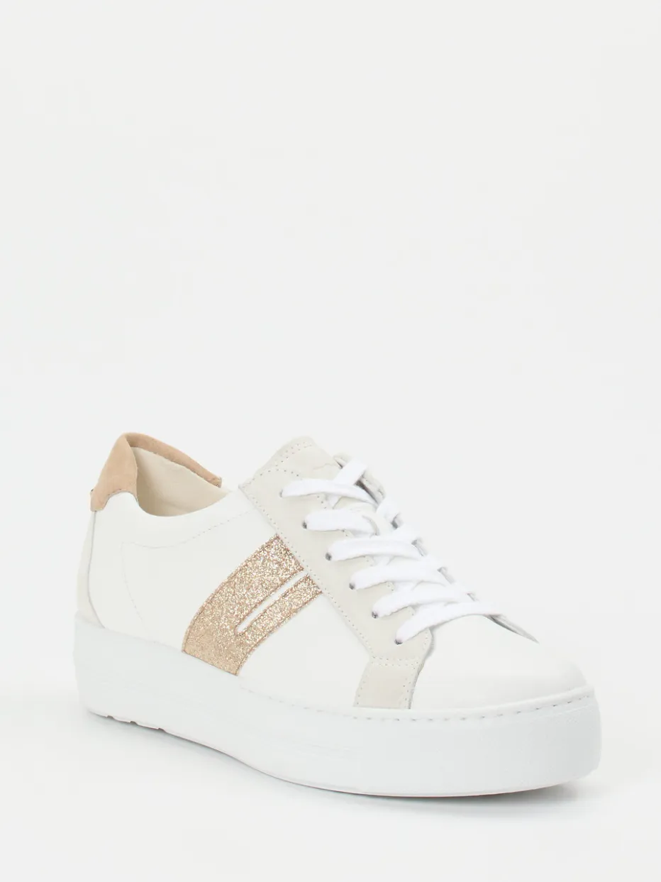 Damen Paul Green – Sneaker aus Kalbleder mit Glitzereffekt