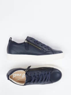 Damen Paul Green – Sneaker aus Kalbleder Dunkel