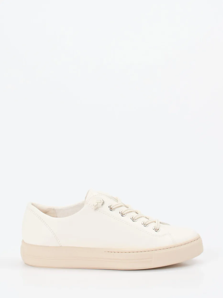 Damen Paul Green – Sneaker aus Kalbleder creme