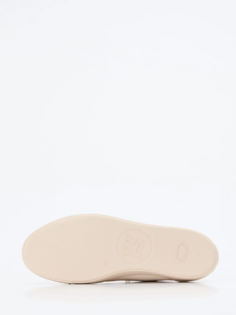 Damen Paul Green – Sneaker aus Kalbleder creme