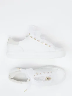 – Sneaker aus Kalbleder mit Satin-Schnürung*Paul Green Clearance