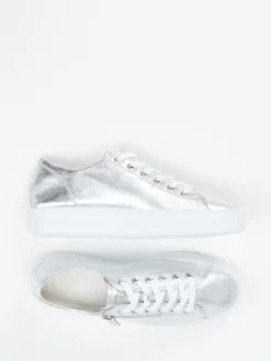 – Sneaker aus Metallicleder*Paul Green