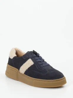 Damen Paul Green – Sneaker aus Veloursleder mit Teddyfutter