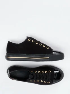 – Sneaker aus Veloursleder in -Gold*Paul Green Sale