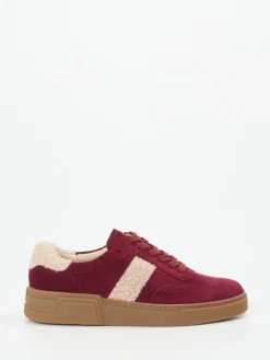 – Sneaker aus Veloursleder in Bordeaux*Paul Green Sale