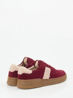 – Sneaker aus Veloursleder in Bordeaux*Paul Green Sale