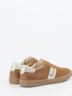 – Sneaker aus Veloursleder Cognac*Paul Green Clearance