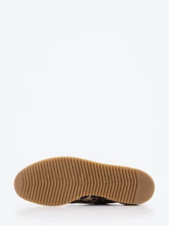 Damen Paul Green – Sneaker aus Veloursleder im Animalprint