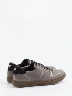 – Sneaker aus Veloursleder in Taupe*Paul Green