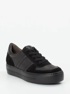 Damen Paul Green – Sneaker aus Velour/Leder