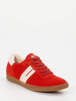 – Sneaker aus Veloursleder Tomaten*Paul Green Hot