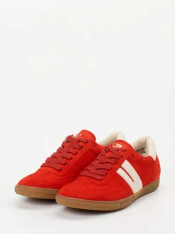 – Sneaker aus Veloursleder Tomaten*Paul Green Hot