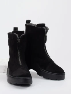 Damen Paul Green – Stiefelette aus Veloursleder