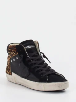 Damen Philippe Model – High-Top Sneaker aus Veloursleder