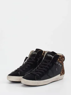 Damen Philippe Model – High-Top Sneaker aus Veloursleder