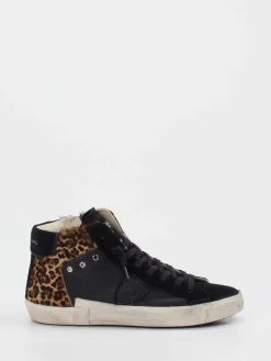 Damen Philippe Model – High-Top Sneaker aus Veloursleder