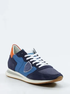 Herren Philippe Model – Retro-Sneaker aus Veloursleder