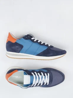 Herren Philippe Model – Retro-Sneaker aus Veloursleder