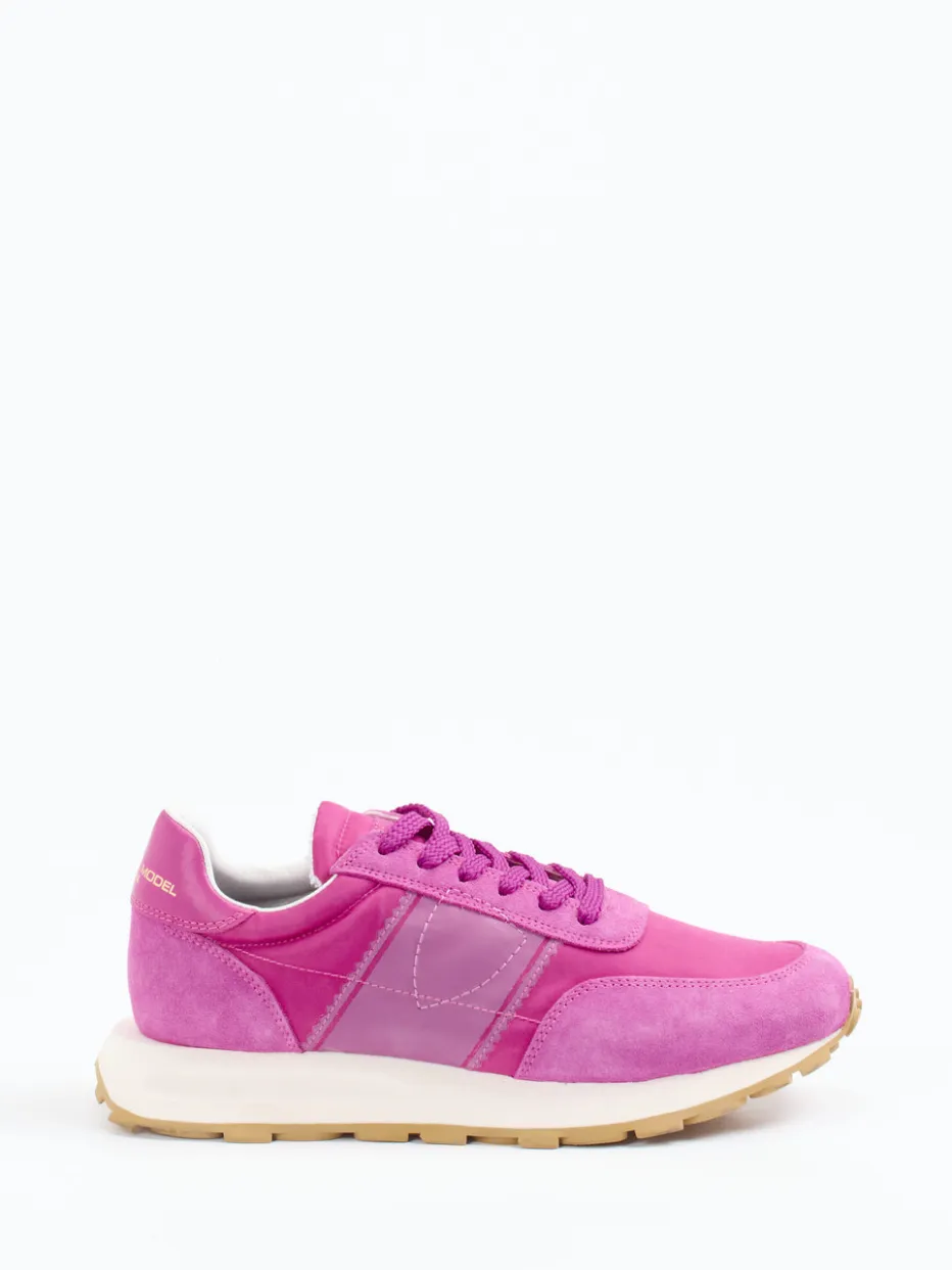 Damen Philippe Model – Retro-Sneaker aus Veloursleder
