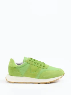 Damen Philippe Model – Retro-Sneaker aus Veloursleder