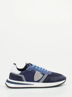 Herren Philippe Model – Retro-Sneaker aus Veloursleder Marine