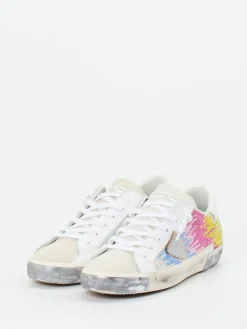 – Sneaker aus Veloursleder mit Strass*Philippe Model Online