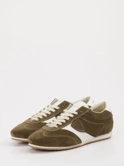 – Sneaker aus Veloursleder Oliv*Philippe Model Best