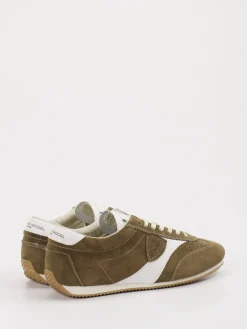 – Sneaker aus Veloursleder Oliv*Philippe Model Best