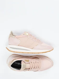 – Sneaker aus Veloursleder in Rosé*Philippe Model Discount