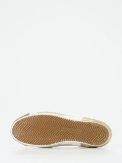 Damen Philippe Model – Sneaker aus Kalbleder mit Glitzer-Ferse