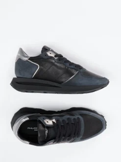 Damen Philippe Model – Sneaker aus Veloursleder und Leder