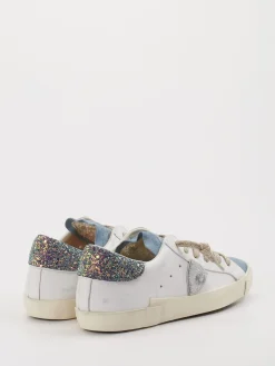 Damen Philippe Model – Sneaker aus Metallicleder in