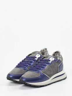 – Sneaker aus Veloursleder Metallic*Philippe Model Online
