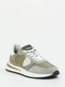 – Sneaker aus Veloursleder Khaki*Philippe Model Clearance